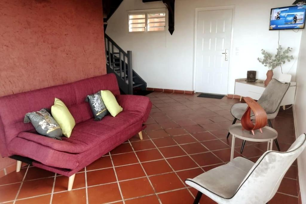Duplex Rose Porcelaine - Vue Mer- Malendure Bouillante Exterior foto